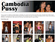 Tablet Screenshot of cambodiapussy.com